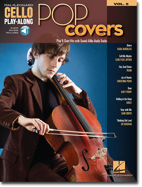Pop Covers Hal Leonard Cello Play-Along Volume 5