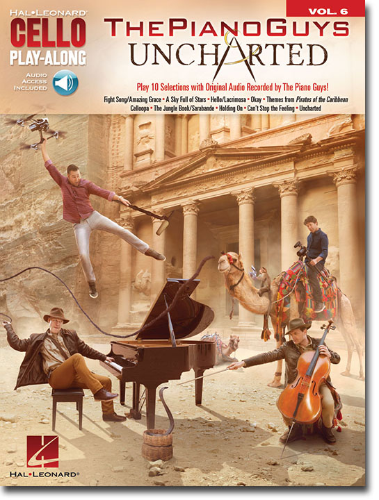 The Piano Guys – Uncharted Hal Leonard Cello Play-Along Volume 6