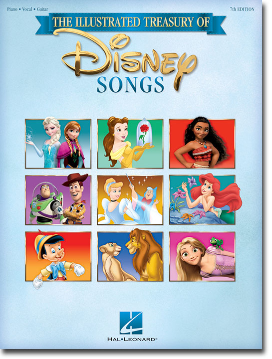 The Illustrated Treasury of Disney Songs Piano‧Vocal‧Guitar 7th Edition