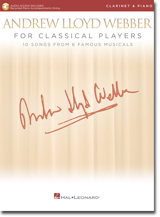 Andrew Lloyd Webber for Classical Players Clarinet & Piano