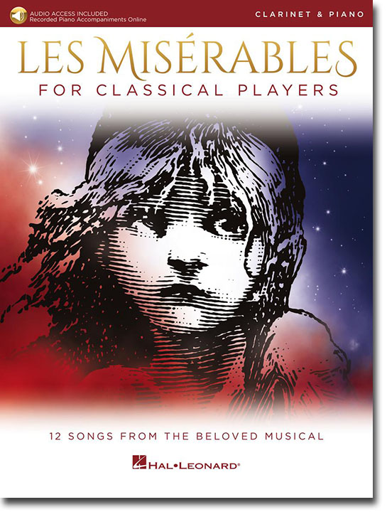 Les Misérables for Classical Players Clarinet & Piano