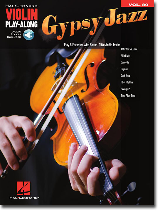 Gypsy Jazz Hal Leonard Violin Play-Along Volume 80