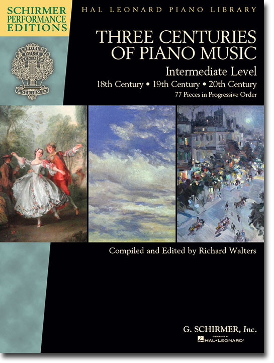 Three Centuries of Piano Music: Intermediate Level