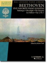 Beethoven Five Favorite Piano Sonatas Beethoven Five Favorite Piano Sonatas