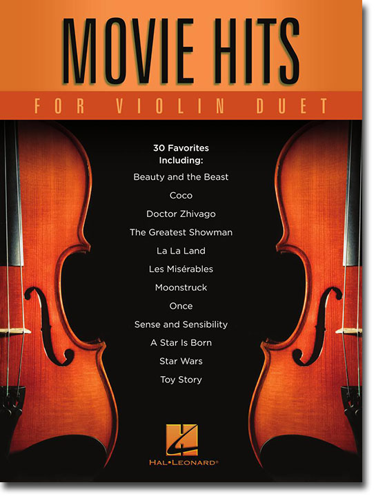 Movie Hits for Violin Duet