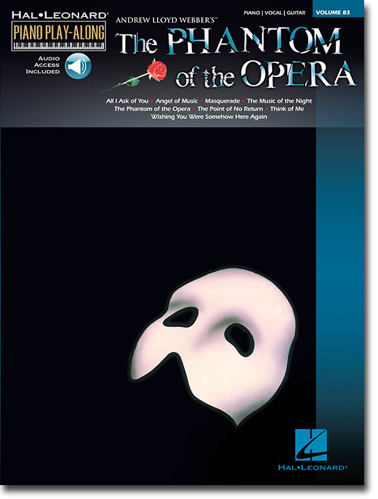 The Phantom of The Opera Hal Leonard Piano Play-Along Volume 83