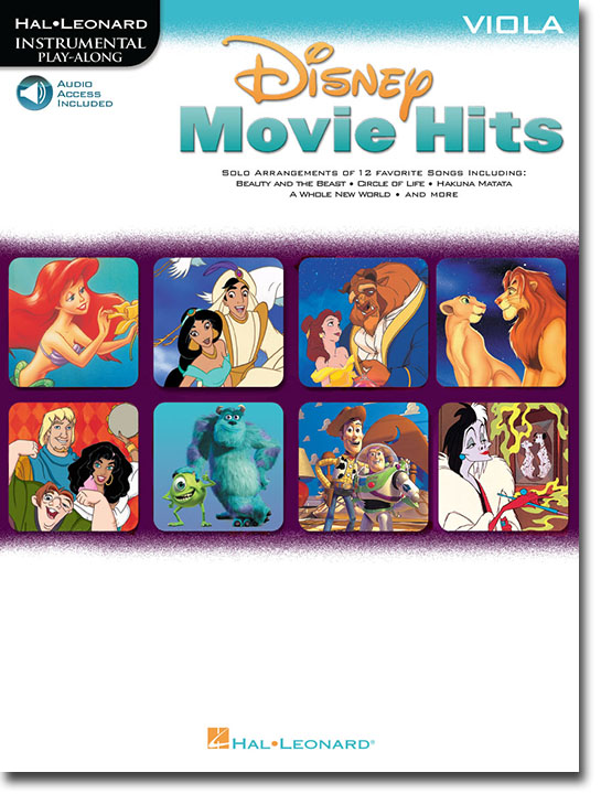 Disney Movie Hits for Viola Hal Leonard Instrumental Play-Along