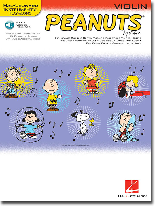 Peanuts Violin Hal Leonard Instrumental Play-Along