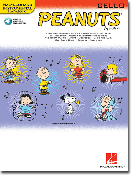Peanuts Cello Hal Leonard Instrumental Play-Along