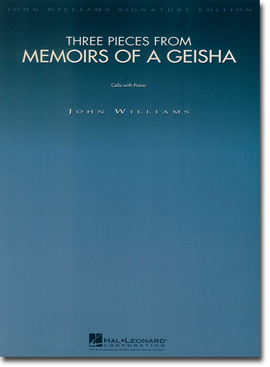 Three Pieces from Memoirs of a Geisha Cello with Piano