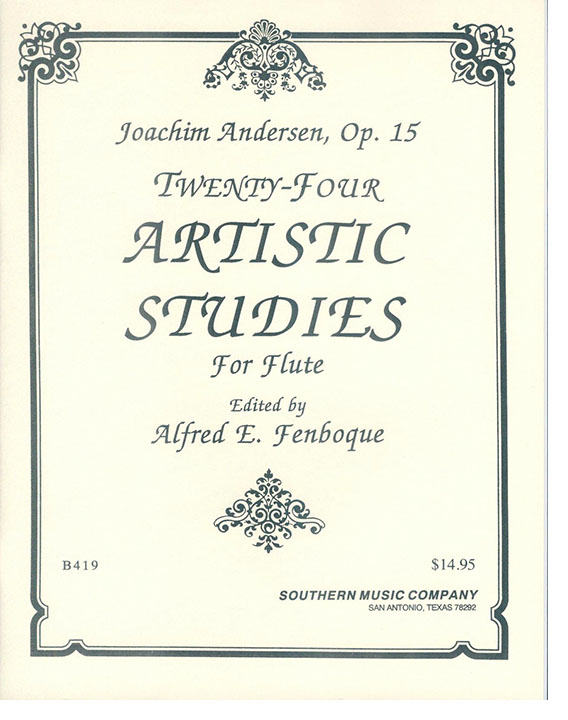 Joachim Andersen Op. 15 Twenty-Four Artistic Studies for Flute