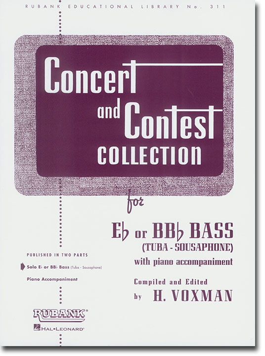 Concert and Contest Collection for E♭ or BB♭ Bass (Tuba - Sousaphone) Solo Part