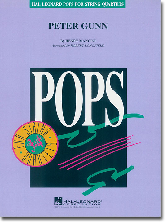 Pops【Peter Gunn】for String Quartets Pops【Peter Gunn】for String Quartets