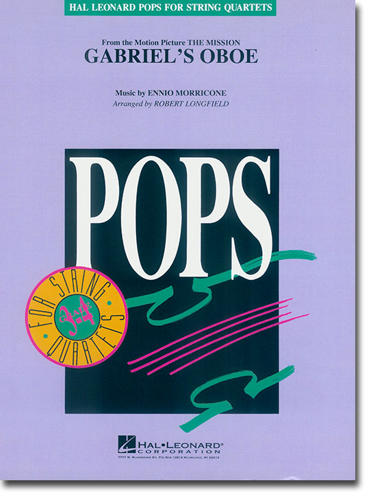 Pops【Gabriel's Oboe】for String Quartets Pops【Gabriel's Oboe】for String Quartets