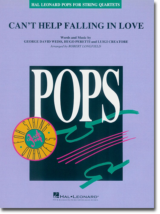 Pops【Can't Help Falling in Love】for String Quartets Pops【Can't Help Falling in Love】for String Quartets