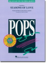 Pops【Seasons of Love (from Rent)】for String Quartets Pops【Seasons of Love (from Rent)】for String Quartets