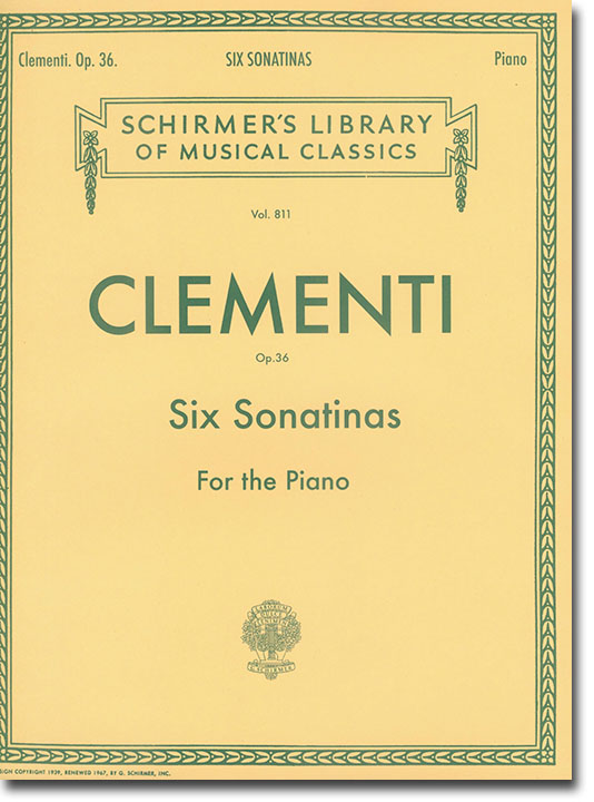 Clementi Six Sonatinas Op. 36 for the Piano