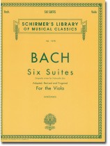 J.S. Bach Six Suites for the Viola (Svećenski)