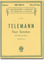 Telemann Four Sonatas for Flute and Piano Telemann Four Sonatas for Flute and Piano