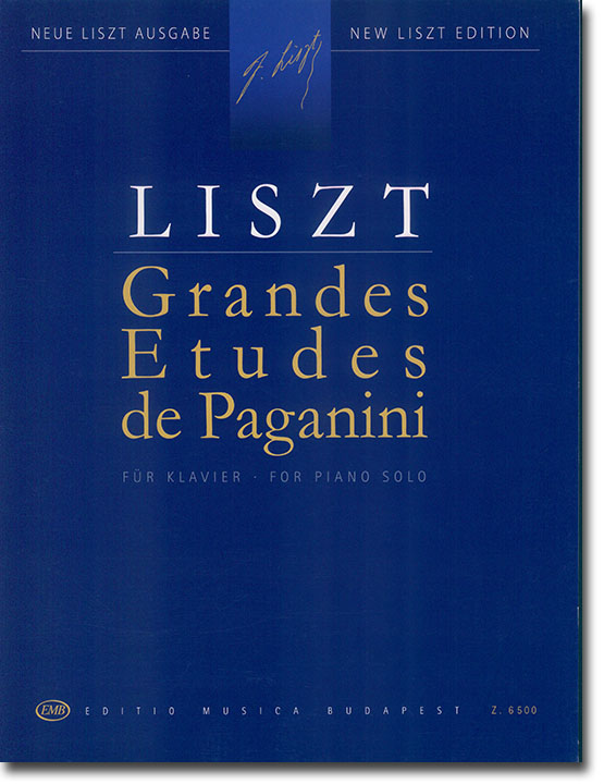 Liszt Grandes Etudes de Paganini für Klavier