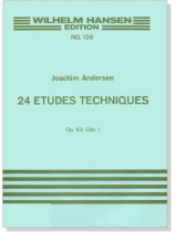 Joachim Andersen【24 Etudes Techniques Op. 63 Cah. 1】for Flute Joachim Andersen【24 Etudes Techniques Op. 63 Cah. 1】for Flute
