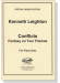 Kenneth Leighton【Conflicts , Fantasy on Two Themes】For Piano Solo