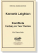 Kenneth Leighton【Conflicts , Fantasy on Two Themes】For Piano Solo Kenneth Leighton【Conflicts , Fantasy on Two Themes】For Piano Solo