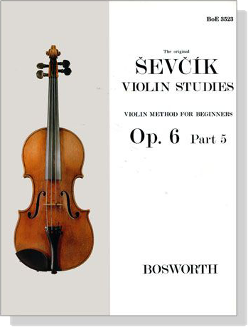 Sevcik Violin Studies【Op. 6 , Part 5】Violin Method For Beginners