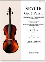 Sevcik 【Op.7 , Part 1】Preparatory Trill Studies in the first position for Viola Sevcik 【Op.7 , Part 1】Preparatory Trill Studies in the first position for Viola