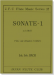 J. S. Bach【Sonate-1 in h-Moll , BWV 1030】Flöte und obligates Cembalo