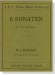 W.A. Mozart【 6 Sonaten , K.V. 10, K. 11, K. 12】, Vol. 1 für Flöte und Klavier