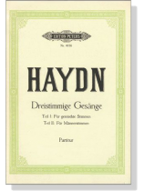 Haydn【Dreistimmige Gesänge】Partitur Haydn【Dreistimmige Gesänge】Partitur