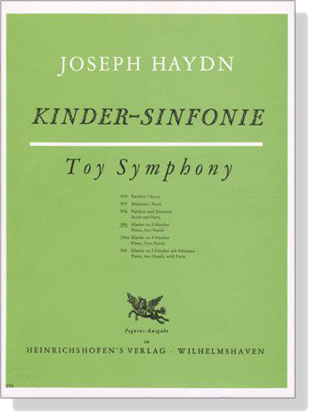 Haydn【Kinder-Sinfonie / Toy Symphony】for Piano Haydn【Kinder-Sinfonie / Toy Symphony】for Piano