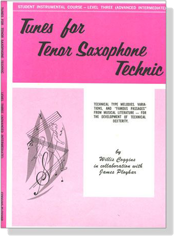 Student Instrumental Course【Tunes for Tenor Saxophone Technic】Level Three