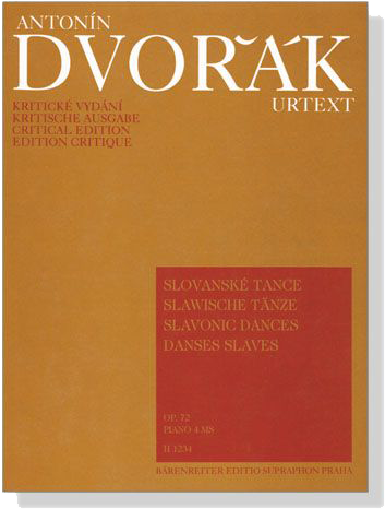Dovorak【Slavonic Dances , Op. 72】Piano 4 ms