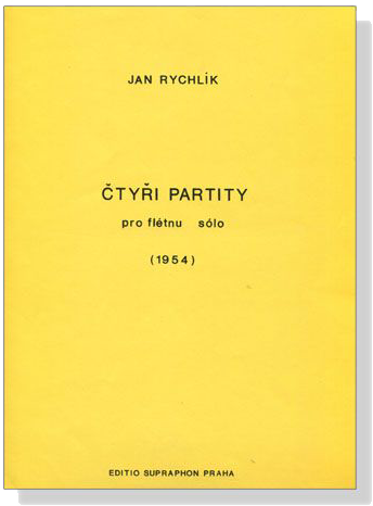 Jan Rychlik【Ctyri Partity】pro fletnu solo