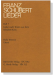 Schubert Lieder 7【Lieder nach Texten aus dem Schubert-Kreis】Hoch
