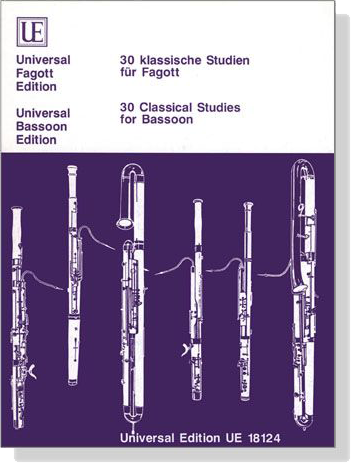 30 klassische Studien für Fagott 30 klassische Studien für Fagott