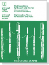 Blattlesestucke für Fagott und Klavier / Sight-reading Pieces for Bassoon and Piano Blattlesestucke für Fagott und Klavier / Sight-reading Pieces for Bassoon and Piano