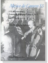 J.B. de Boismortier【Sonata in E minor Opus 9 , No. 1】for Flute and basso continuo J.B. de Boismortier【Sonata in E minor Opus 9 , No. 1】for Flute and basso continuo