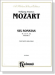 Mozart【Six Sonatas , K. 13 , K. 14 , K. 15】Volume Ⅱ, for Flute and Piano