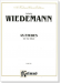 Wiedemann【45 Etudes 】for the Oboe