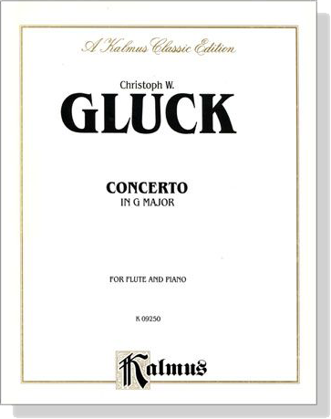 Christoph W. Gluck【Concerto in G Major】for Flute and Piano