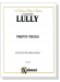 Lully【Twenty Pieces】for Flute and Piano