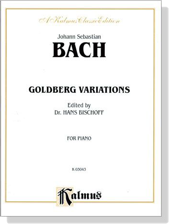 J.S. Bach【Goldberg Variations】for Piano