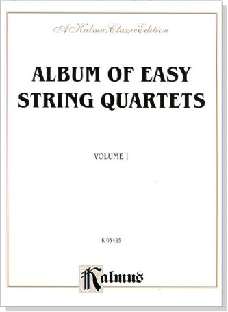 Album of Easy String Quartets Volume【Ⅰ】