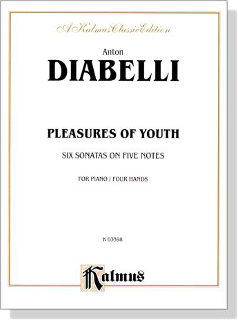 Diabelli【Pleasures of Youth, Op. 163】Six Sonatinas on Five Notes for Piano / Four Hands