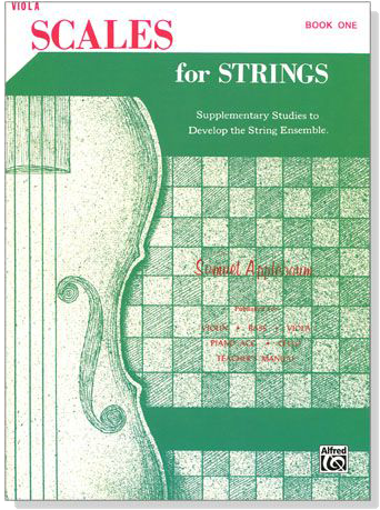 Scales for Strings【Book one】Viola︰1st Position