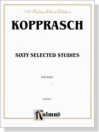 Kopprasch【Sixty Selected Studies】for Horn