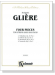 Gliere【Four Pieces】for String Bass and Piano